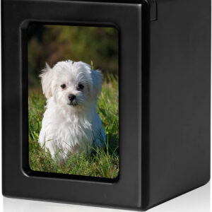 Small Dog Photo Urns Pet Cremation Box
