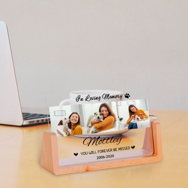 Custom Acrylic Personalized Beloved Pet Memorial Photo Frames - Image 4