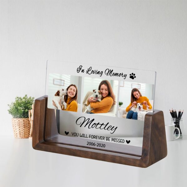 Custom Acrylic Personalized Beloved Pet Memorial Photo Frames